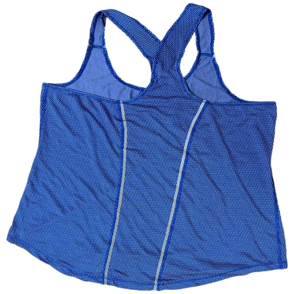 Athletic Works Women Tank Top Size XL 16-18 Royal Blue Exercise Shirt Racerback - Picture 6 of 6